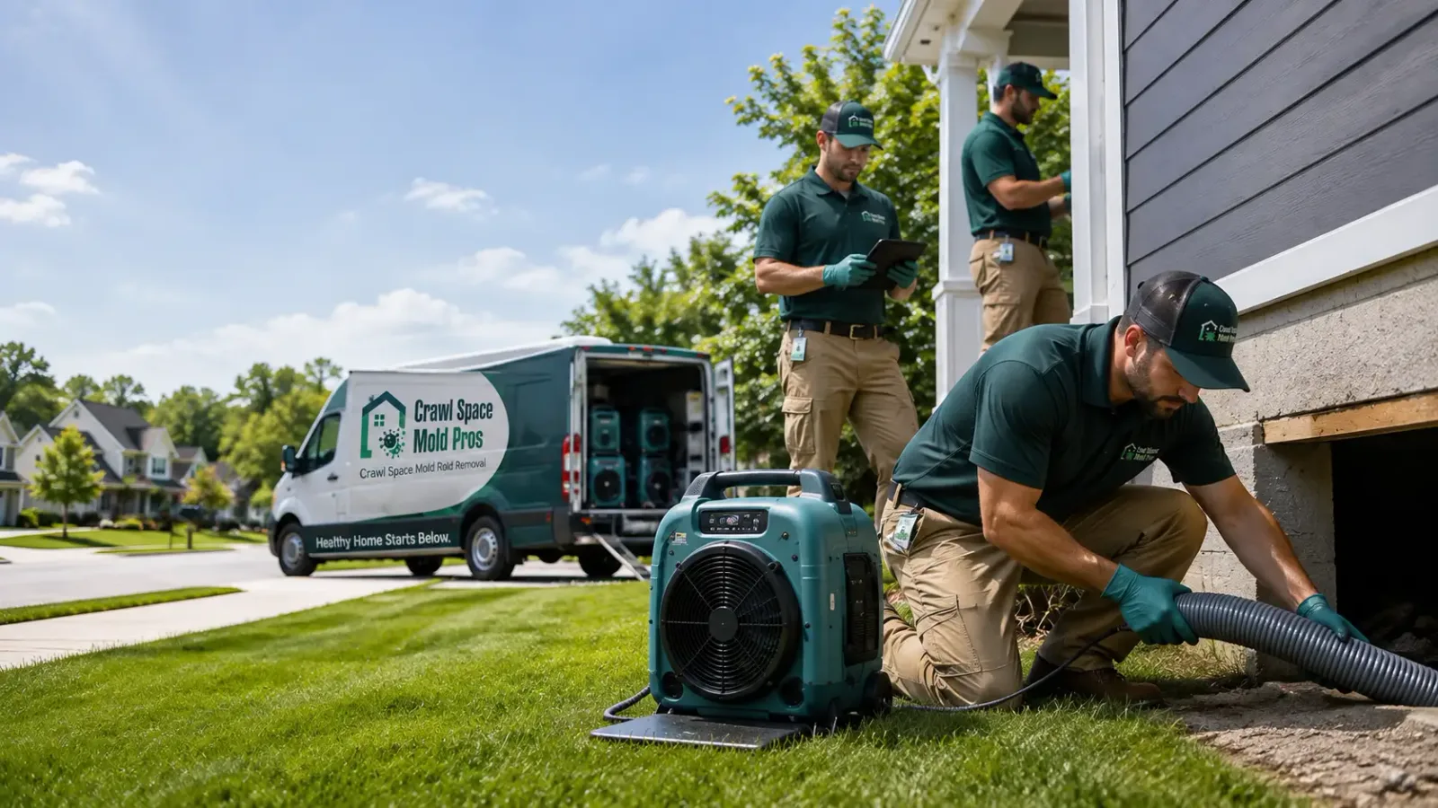 Crawl Space Mold Removal in Randolph, IA